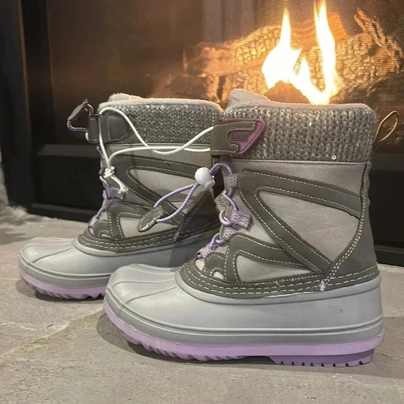 Khombu AVA Waterproof Thermolite snow boots Faux fur lined padded insole Durable - Picture 4 of 13